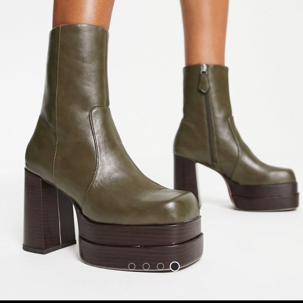 ASOS platform booties